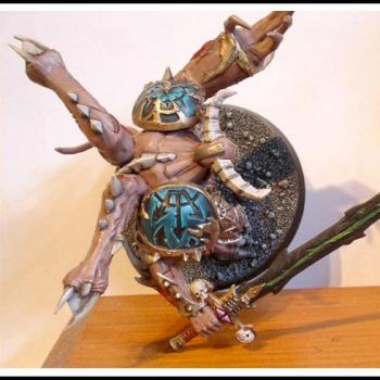 chaos slaanesh daemon prince by Emma Robinson