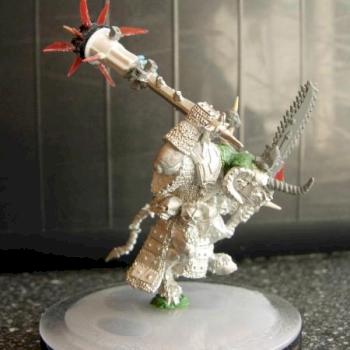 Word Bearers Daemonic Dark Apostle WIP by Escobar