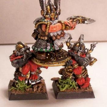 GW Dwarf King on Shieldbearers by hammerandbrush