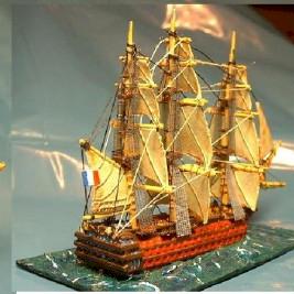 French ship of line 80 gun 1800 by endol