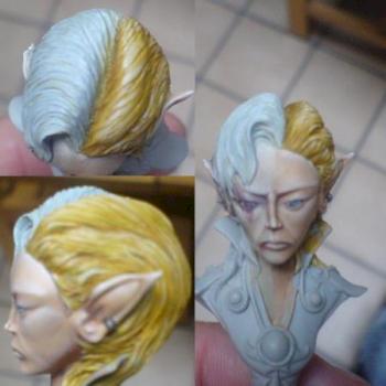 wip buste elfe  +1h by marc. c