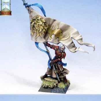 Confrontation Lion Royal Standard Bearer by MantraStudio
