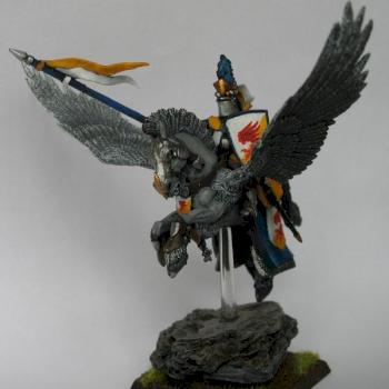 Bretonnia Pegasus knight by salieri