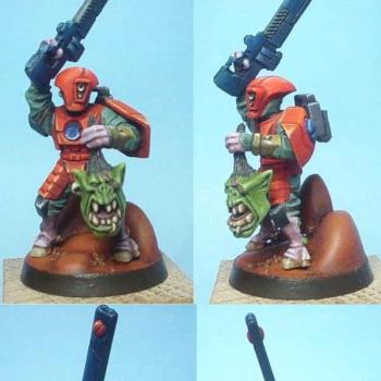 Tau Fire Warrior / Guerrier de Feu Tau by elfgidrungal