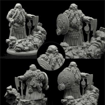 Dwarf Onufry 54mm by Scibor
