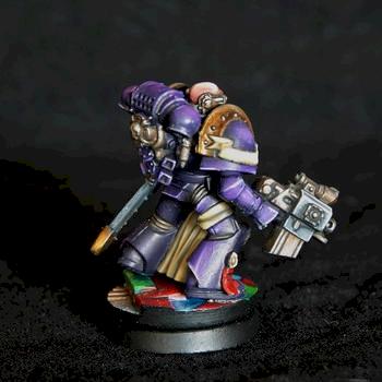 Space Marine Sternguard Veteran back by JuroR