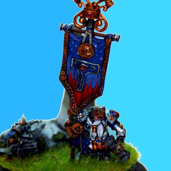 dwarf's stendard bearer by rullala