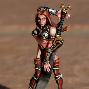 Fianna Female Barbarian Warrior Keltois by DavideB