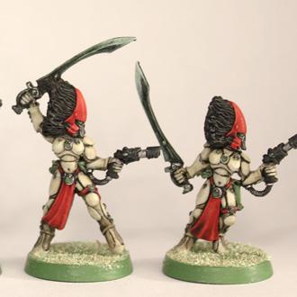Eldar Howling Banshees by austinio