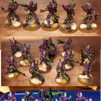 Eldar Guardian Defenders by Darkdreamer