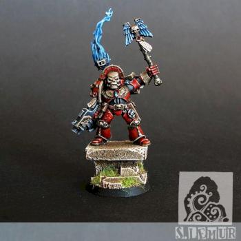 Space Marines Chaplain by siny lemur
