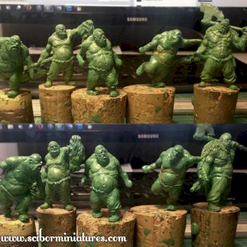 Ogres work in progress by Scibor