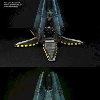 Space Marine Drop Pod by Modelling Art Studio