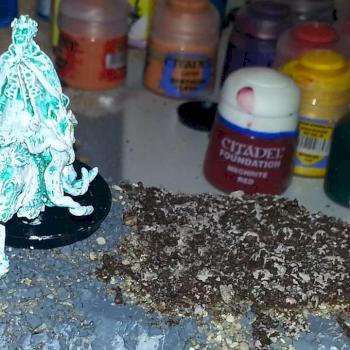 King of the Dead Mounted by miniatureman