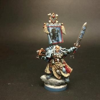 Space Wolves Rune Priest by tomybuluto