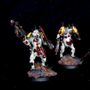 Chaos space plague marines by JuroR