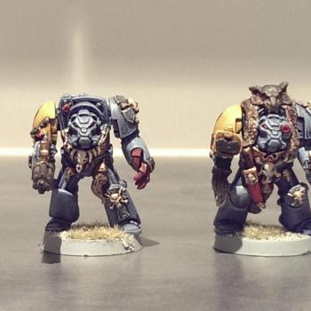 wolf guard terminators by WitchesBlade