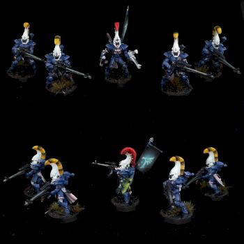 Dire Avengers and Exarch by DrD