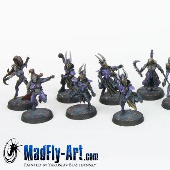 Darkelves Bloodbowl Team by MadFlyArtStudio