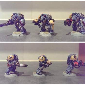 wolf guard terminators by WitchesBlade