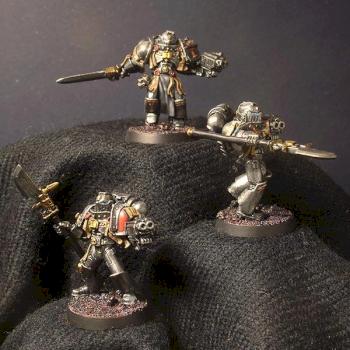 Cicero and his battle brothers by the bearded snot