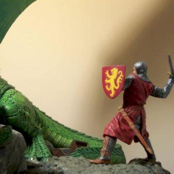 Dragon et Chevalier by Antoine