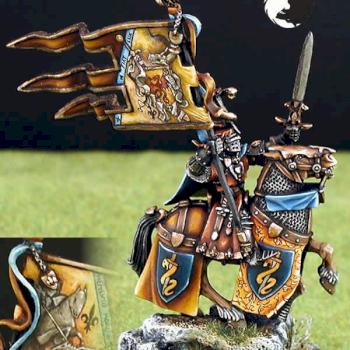 Bretonnia Standard Bearer by Fenris Studio