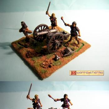 Female mercenary cannon by Erik Van Draken