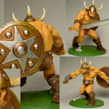 Hasslefree Mjolnir Haxelfrei, Mercenary Ogre by gamingdog