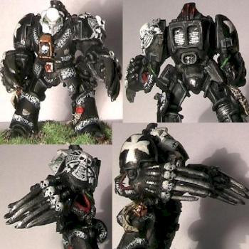 Black Templar Terminator with Lightning Claws by fraggL