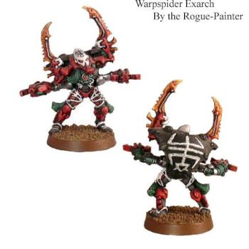 Warp spider Exarch by RoguePainter