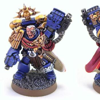 Space Marine Ultramarines Marneus Calgar (classic OOP 2nd edition model by Jes Goodwin) by richardvan