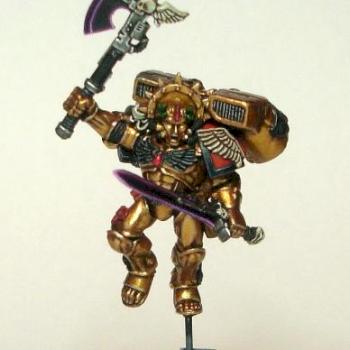 Blood Angels Captain by jonskichov