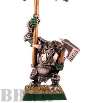 Black Orc Standard Bearer by PaintMonkeyStudios