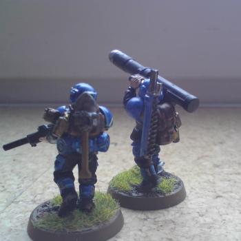 Cadian anti aircraft team by Guerillia