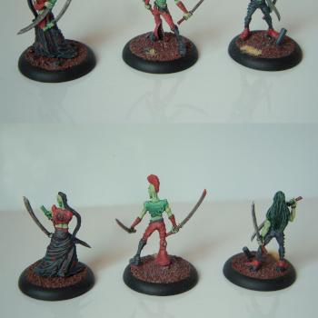 Punk Samurai Zombies (Malifaux) by Qiqel