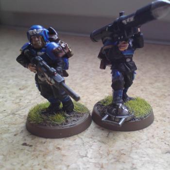 Cadian anti aircraft team by Guerillia