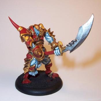Hordes Skorne Cyclops Savage W.I.P. (front) by paydmydues