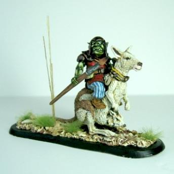 Orc Riding War Kangaroo by billybunter