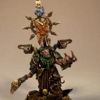 Chaos Alpha Legion Lord front by Kaleb Daark