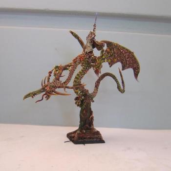 Wood Elf Forest Dragon with Avatars of War Lord by Konstantinos