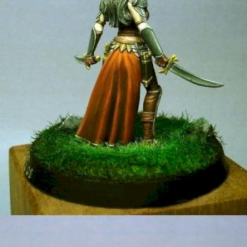 3rd Place of Red Devil Contest - Female Dual Wield Fighter by stefanhws