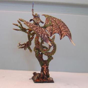 Wood Elf Forest Dragon with Avatars of War Lord by Konstantinos