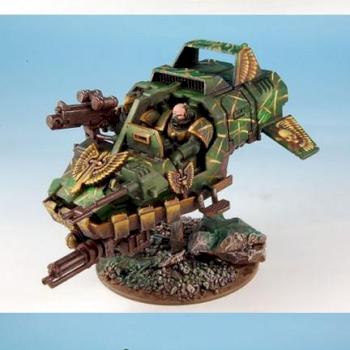 Warhammer 40K Dark Angels Land Speeder by rene