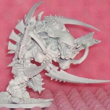 Alien V Predator style hybrid tyranid Carnifex by trenchfoot