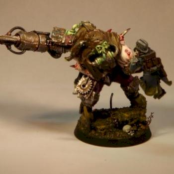 Chaos Ogryn Renegade front by Kaleb Daark
