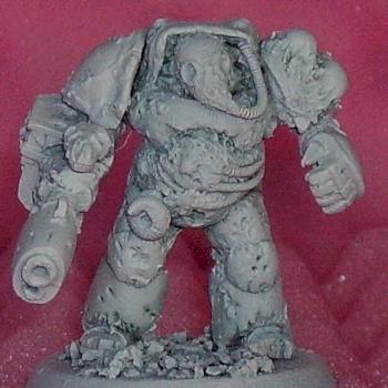Scratch built death guard terminator plague marine by trenchfoot