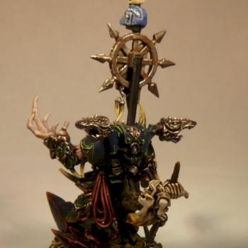 Chaos Alpha Legion Lord Back by Kaleb Daark