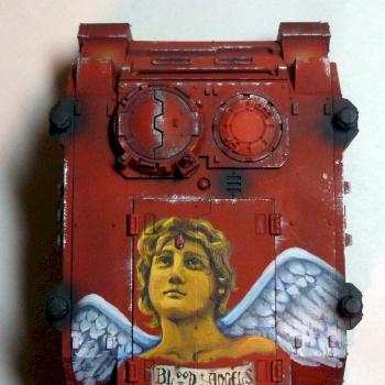Blood Angels Rhino Sanguinor by miniartstudios