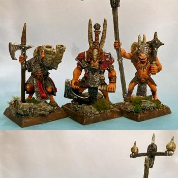 Group of Beastmen / Tiermenschen by Gidian
